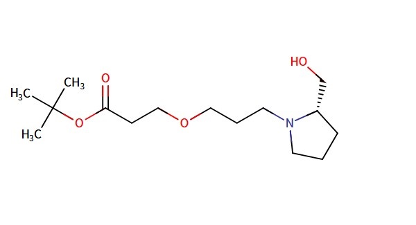tert-butyl 3-[3-[(2S)-2-(hydroxymethyl)pyrrolidin-1-yl]propoxy]propanoate