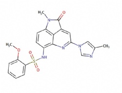 2-methoxy-N-(1-methyl-4-(4-methyl-1H-imidazol-1-yl)-2-oxo-1,2-dihydropyrrolo[4,3,2-de]quinolin-6-yl)benzenesulfonamide