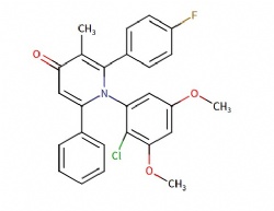 1-(2-chloro-3,5-dimethoxyphenyl)-2-(4-fluorophenyl)-3-methyl-6-phenylpyridin-4(1H)-one