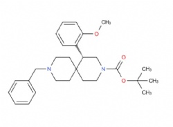 tert-butyl (R)-9-benzyl-1-(2-methoxyphenyl)-3,9-diazaspiro[5.5]undecane-3-carboxylate