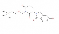 3-(5-bromo-1-oxoisoindolin-2-yl)-1-((2-(trimethylsilyl)ethoxy)methyl)piperidine-2,6-dione