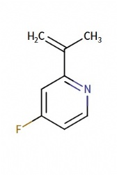 4-Fluoro-2-(prop-1-EN-2-YL)pyridine
