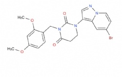 1-(5-bromopyrazolo[1,5-a]pyridin-3-yl)-3-(2,4-dimethoxybenzyl)dihydropyrimidine-2,4(1H,3H)-dione