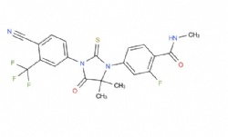4-(3-(4-cyano-3-(trifluoromethyl)phenyl)-5,5-dimethyl-4-oxo-2-thioxoimidazolidin-1-yl)-2-fluoro-N-methylbenzamide