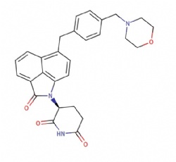 (S)-3-(6-(4-(morpholinomethyl)benzyl)-2-oxobenzo[cd]indol-1(2H)-yl)piperidine-2,6-dione