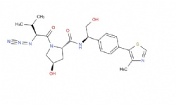 (2S,4R)-1-((S)-2-azido-3-methylbutanoyl)-4-hydroxy-N-((R)-2-hydroxy-1-(4-(4-methylthiazol-5-yl)phenyl)ethyl)pyrrolidine-2-carboxamide