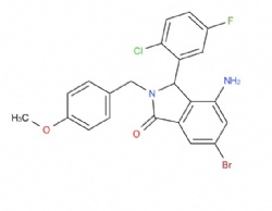 4-amino-6-bromo-3-(2-chloro-5-fluorophenyl)-2-(4-methoxybenzyl)isoindolin-1-one
