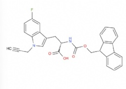 (S)-2-((((9H-fluoren-9-yl)methoxy)carbonyl)amino)-3-(5-fluoro-1-(prop-2-yn-1-yl)-1H-indol-3-yl)propanoic acid