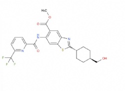 Methyl 2-(trans-4-(Hydroxymethyl)cyclohexyl)-6-(6-(trifluoromethyl)picolinamido)benzo[d]thiazole-5-carboxylate
