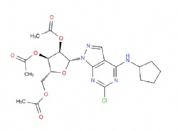 (2R,3R,4R,5R)-2-(acetoxymethyl)-5-(6-chloro-4-(cyclopentylamino)-1H-pyrazolo[3,4-d]pyrimidin-1-yl)tetrahydrofuran-3,4-diyl diacetate