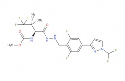 methyl (S)-(1-(2-(4-(1-(difluoromethyl)-1H-pyrazol-3-yl)-2,6-difluorobenzyl)hydrazinyl)-4,4,4-trifluoro-3,3-dimethyl-1-oxobutan-2-yl)carbamate