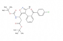 tert-butyl (S)-3-((tert-butoxycarbonyl)amino)-3-(4-(2-(4-chlorobenzoyl)phenyl)-3-methylisoxazol-5-yl)propanoate