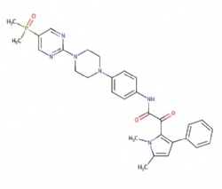 2-(1,5-dimethyl-3-phenyl-1H-pyrrol-2-yl)-N-(4-(4-(5-(dimethylphosphoryl)pyrimidin-2-yl)piperazin-1-yl)phenyl)-2-oxoacetamide