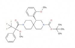 tert-butyl (R)-1-(2-methoxyphenyl)-9-((R)-3,3,3-trifluoro-2-methoxy-2-phenylpropanoyl)-3,9-diazaspiro[5.5]undecane-3-carboxylate