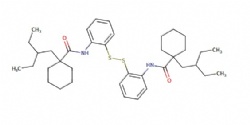 N,N'-(disulfanediylbis(2,1-phenylene))bis(1-(2-ethylbutyl)cyclohexane-1-carboxamide)