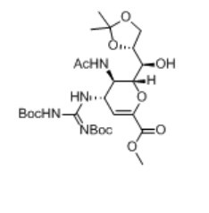 (2R,3R,4S)-methyl 3-acetamido-4-(2,3-bis(tert-butoxycarbonyl)guanidino)-2-((S)-((R)-2,2-dimethyl-1,3-dioxolan-4-yl)(hydroxy)methyl)-3,4-dihydro-2H-pyran-6-carboxylate