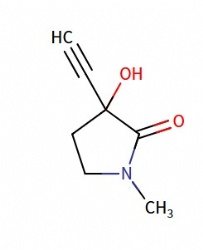 3-Ethynyl-3-hydroxy-1-methylpyrrolidin-2-one