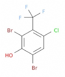 2,6-dibromo-4-chloro-3-(trifluoromethyl)phenol