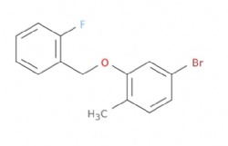 4-bromo-2-((2-fluorobenzyl)oxy)-1-methylbenzene