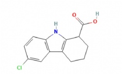6-chloro-2,3,4,9-tetrahydro-1H-carbazole-1-carboxylic acid