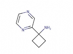 1-(Pyrazin-2-yl)cyclobutan-1-amine