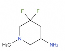 5,5-Difluoro-1-methylpiperidin-3-amine