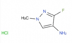 3-fluoro-1-methyl-1H-pyrazol-4-amine hydrochloride