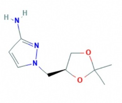 (S)-1-((2,2-dimethyl-1,3-dioxolan-4-yl)methyl)-1H-pyrazol-3-amine