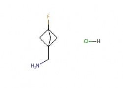 {3-Fluorobicyclo[1.1.1]pentan-1-yl}methanamine hydrochloride