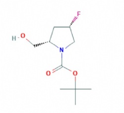 (2S,4S)-1-(tert-Butoxycarbonyl)-4-fluoro-2-hydroxymethylpyrrolidine