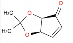 (3aR,6aR)-2,2-dimethyl-2H,3aH,4H,6aH-cyclopenta(d)(1,3)dioxol-4-one