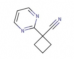 1-(Pyrimidin-2-yl)cyclobutane-1-carbonitrile