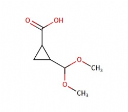 2-(Dimethoxymethyl)cyclopropane-1-carboxylic acid