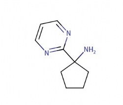 1-(Pyrimidin-2-yl)cyclopentan-1-amine