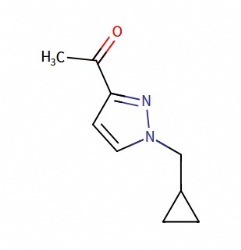 1-(1-(cyclopropylmethyl)-1H-pyrazol-3-yl)ethan-1-one