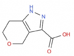 1H,4H,6H,7H-pyrano(4,3-c)pyrazole-3-carboxylic acid