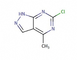 6-chloro-4-methyl-1H-pyrazolo[3,4-d]pyrimidine