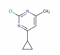 2-Chloro-4-cyclopropyl-6-methylpyrimidine
