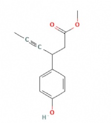 Methyl 3-(4-hydroxyphenyl)hex-4-ynoate