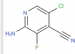2-Amino-5-chloro-3-fluoroisonicotinonitrile