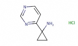 1-(Pyrimidin-4-yl)cyclopropan-1-amine hydrochloride