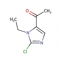 1-(2-chloro-1-ethyl-1H-imidazol-5-yl)ethan-1-one