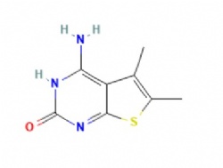 4-Amino-5,6-dimethylthieno(2,3-d)pyrimidin-2(1H)-one hydrochloride