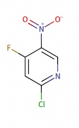 2-chloro-4-fluoro-5-nitropyridine