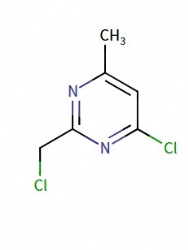 4-Chloro-2-(chloromethyl)-6-methylpyrimidine