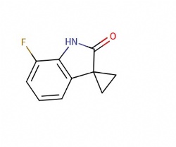 7'-fluorospiro[cyclopropane-1,3'-indolin]-2'-one