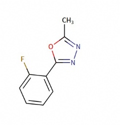2-(2-fluorophenyl)-5-methyl-1,3,4-oxadiazole