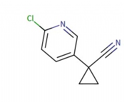 1-(6-chloropyridin-3-yl)cyclopropane-1-carbonitrile