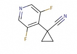 1-(3,5-Difluoropyridin-4-yl)cyclopropane-1-carbonitrile
