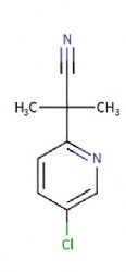 2-(5-chloropyridin-2-yl)-2-methylpropanenitrile